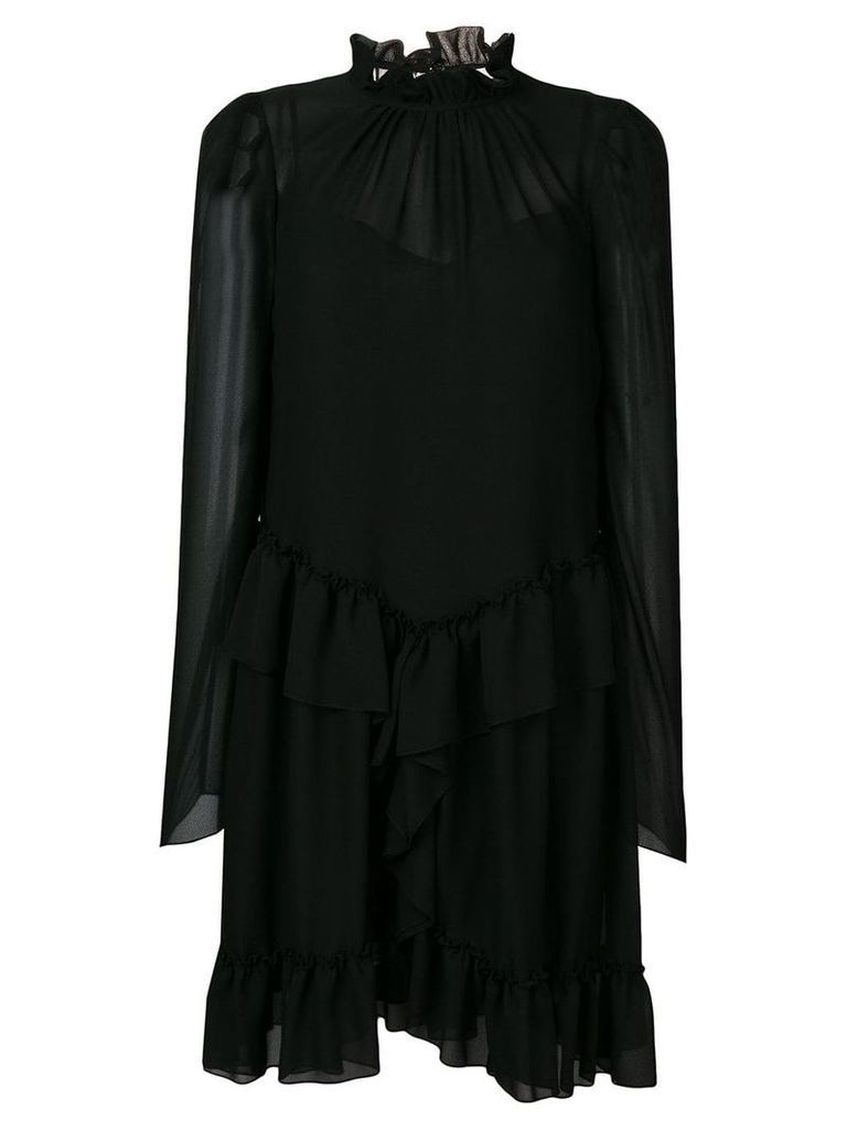 See By Chloé layered ruffle dress - Black