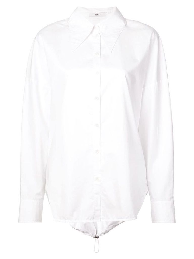 Tibi oversized plain shirt - White