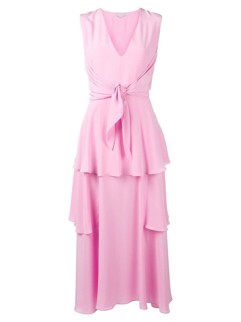 Stella McCartney tiered evening dress - PINK