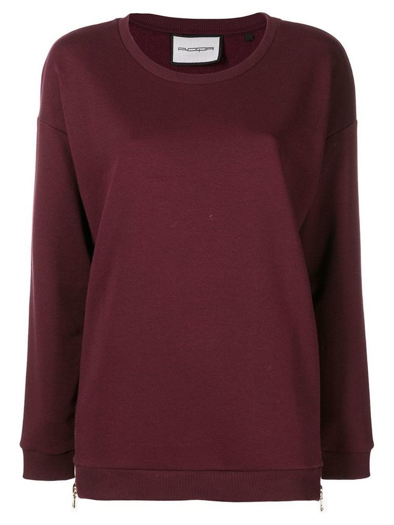 Roqa loose fit sweatshirt - Red
