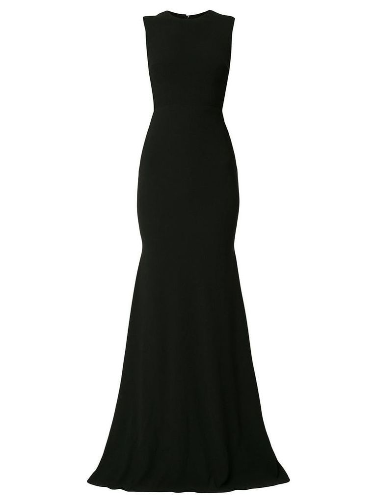 Alex Perry Mae open back gown - Black