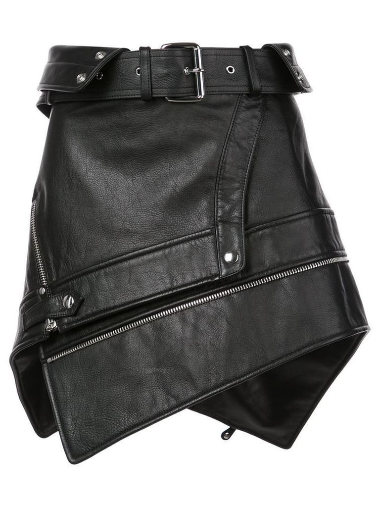 Alexander Wang belted mini skirt - Black