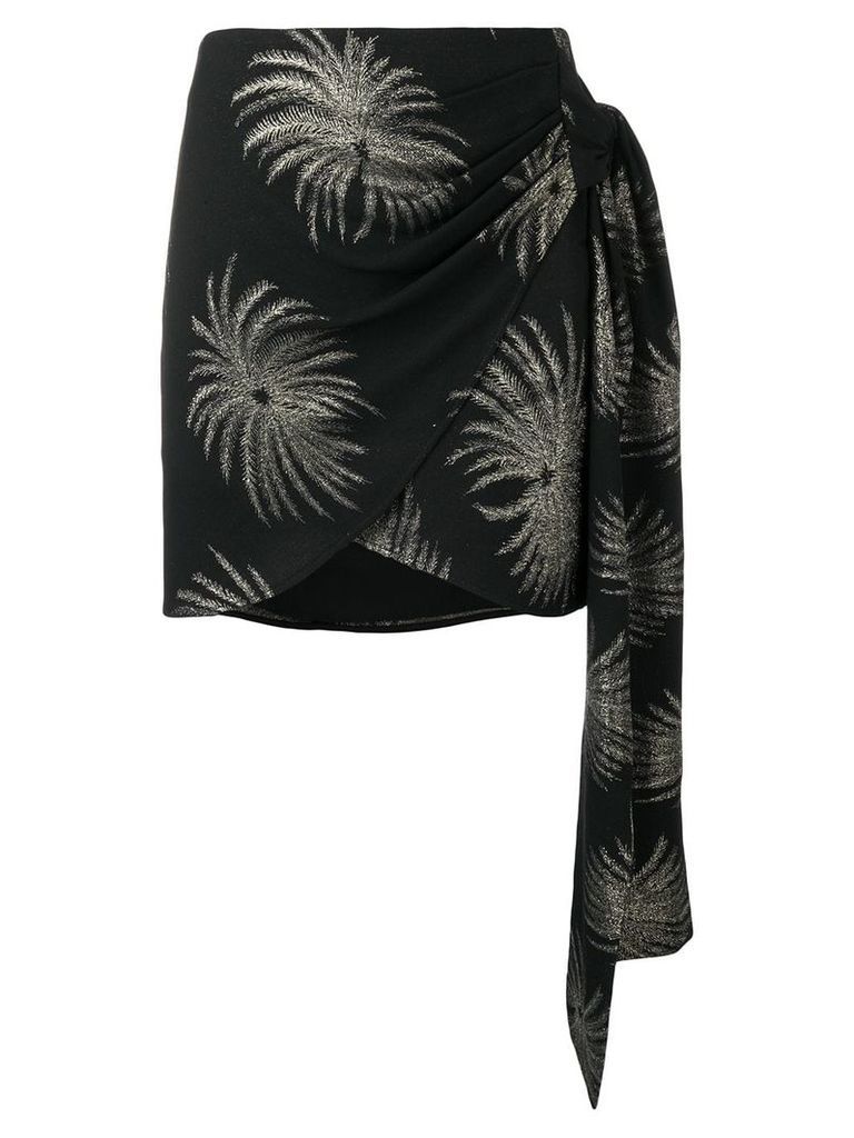 Victoria Victoria Beckham palm tree skirt - Black