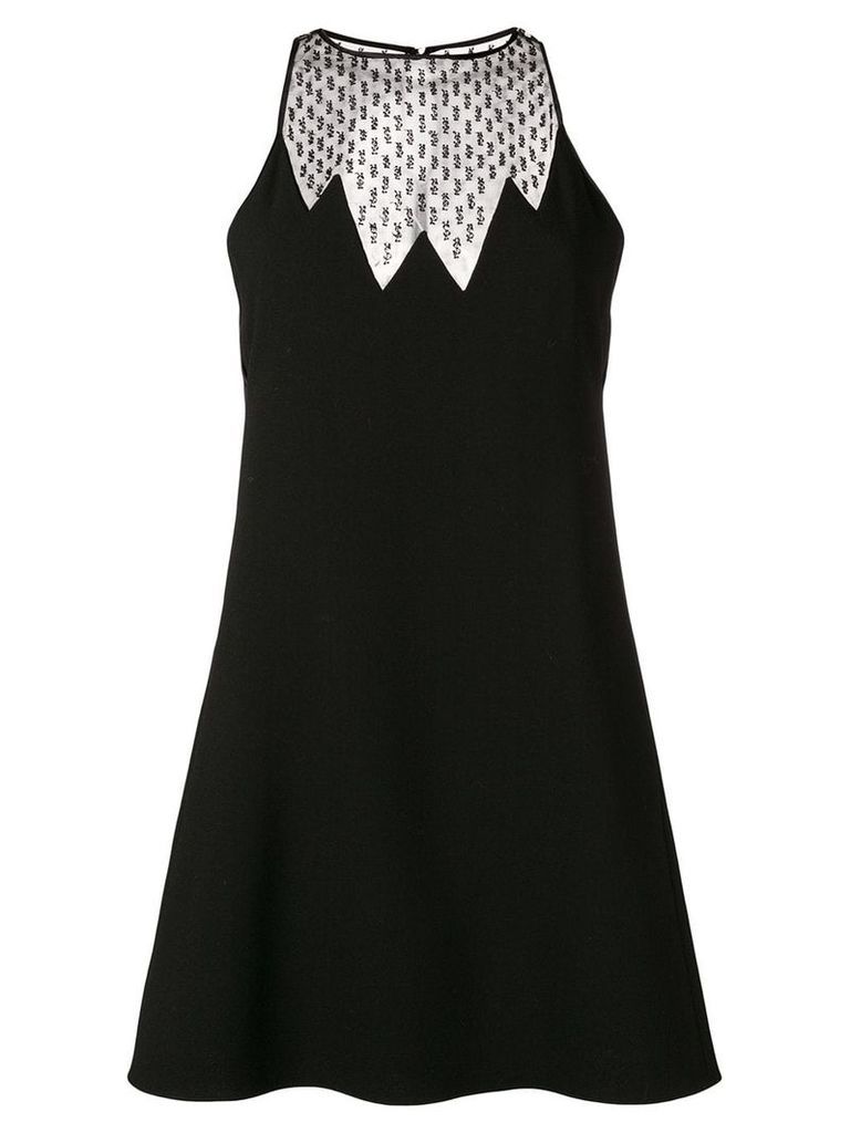 Saint Laurent beaded mini dress - Black