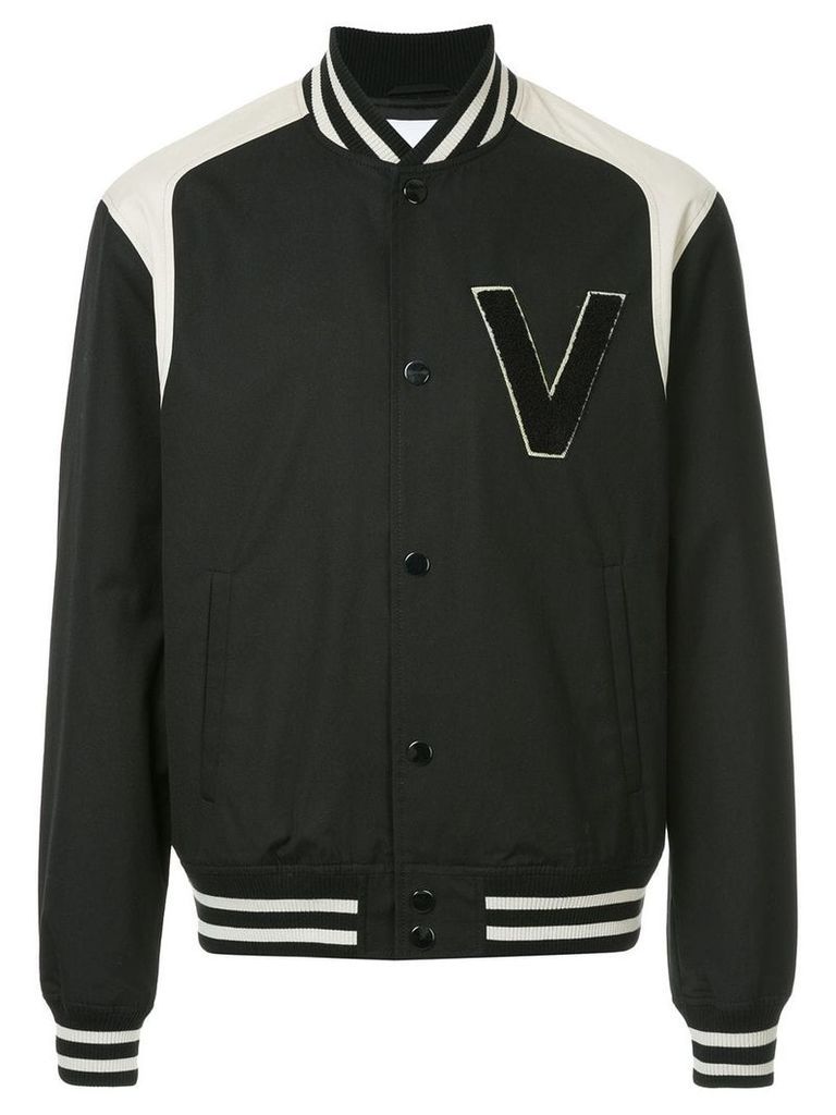 Ports V logo bomber jacket - Black