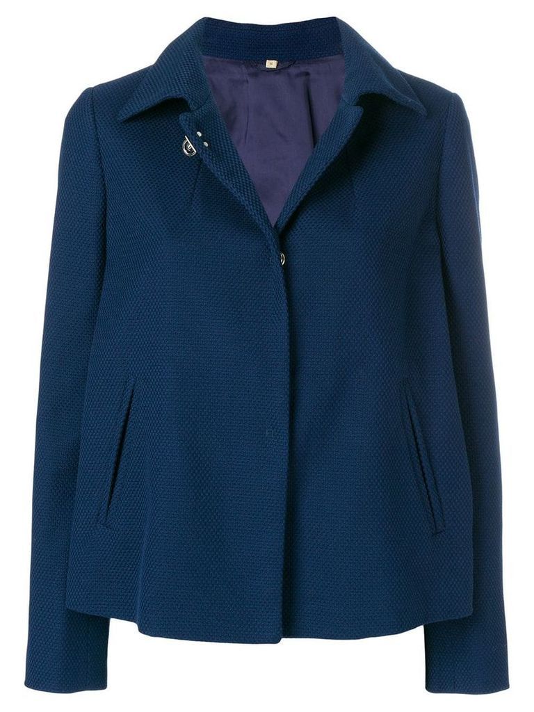 Fay classic collar button jacket - Blue
