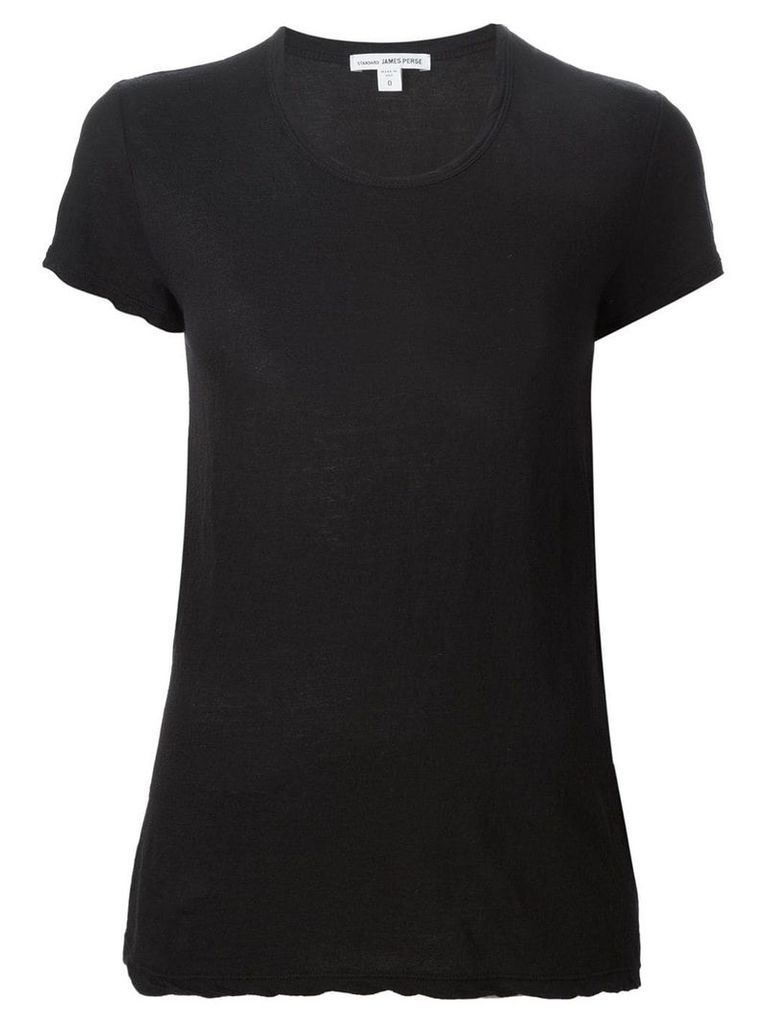 James Perse scoop neck T-shirt - Black