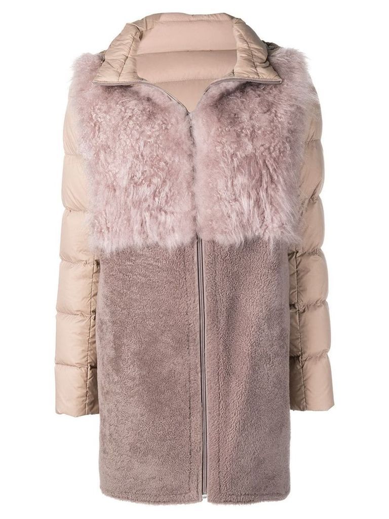 Liska hooded padded coat - Pink