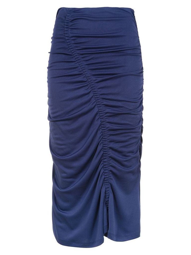Tufi Duek printed midi skirt - Blue