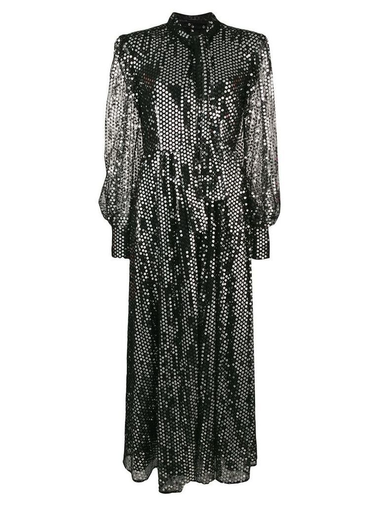 MSGM sequinned maxi dress - Black