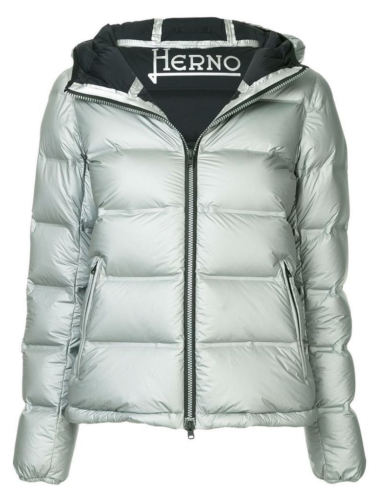 Herno hooded padded jacket - Grey