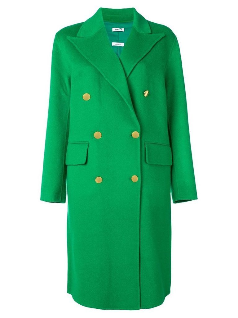 P.A.R.O.S.H. double breasted coat - Green