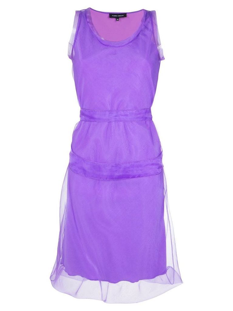 Gloria Coelho short dress - Purple