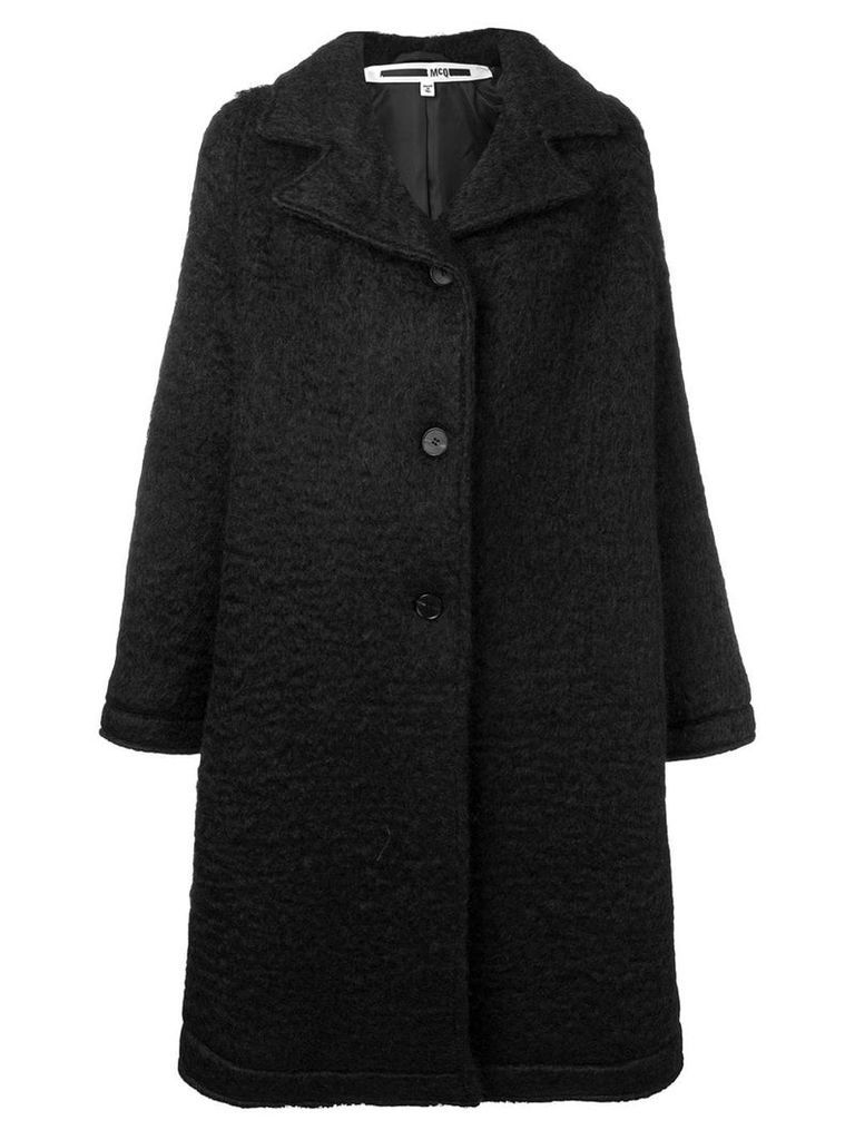 McQ Alexander McQueen oversized midi coat - Black