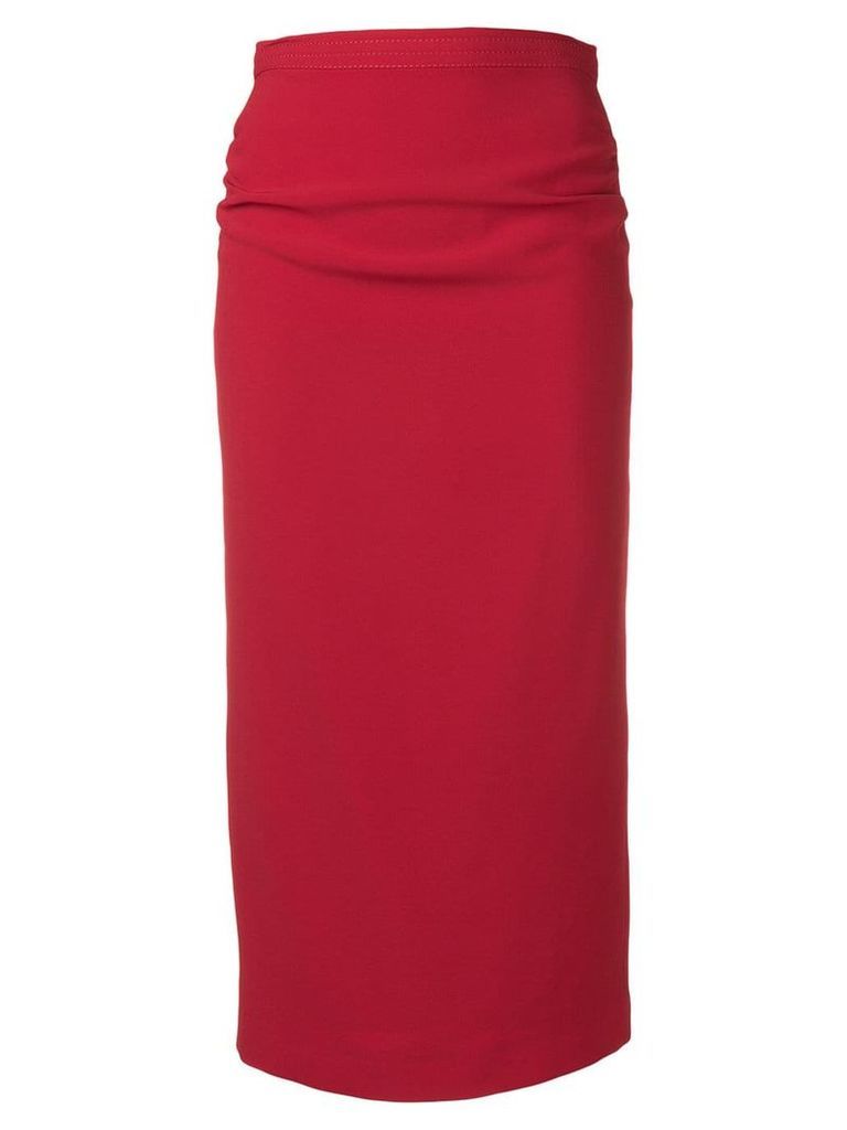 Nº21 high-waist pencil skirt - Red