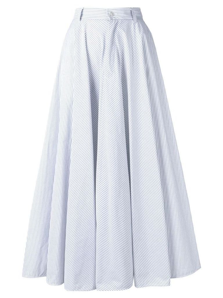 Mm6 Maison Margiela high-waisted midi skirt - White