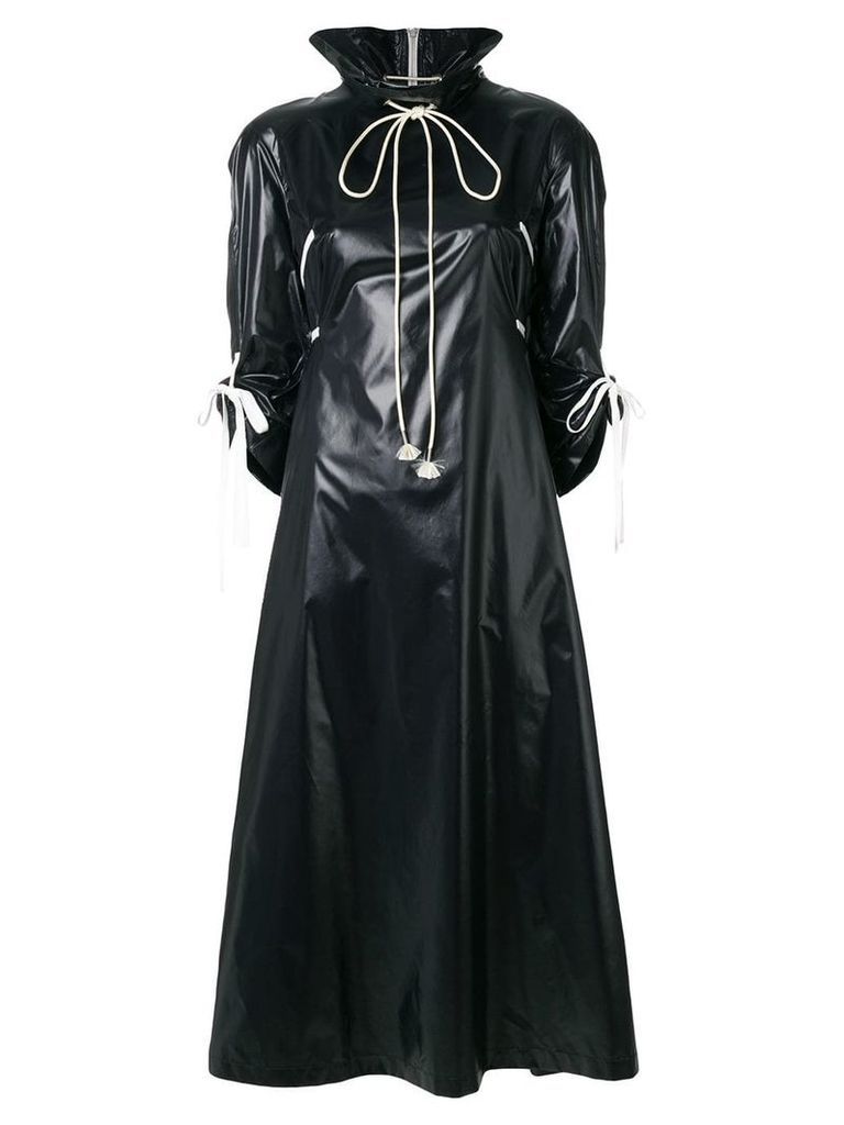 Calvin Klein 205W39nyc zip front trench coat - Black