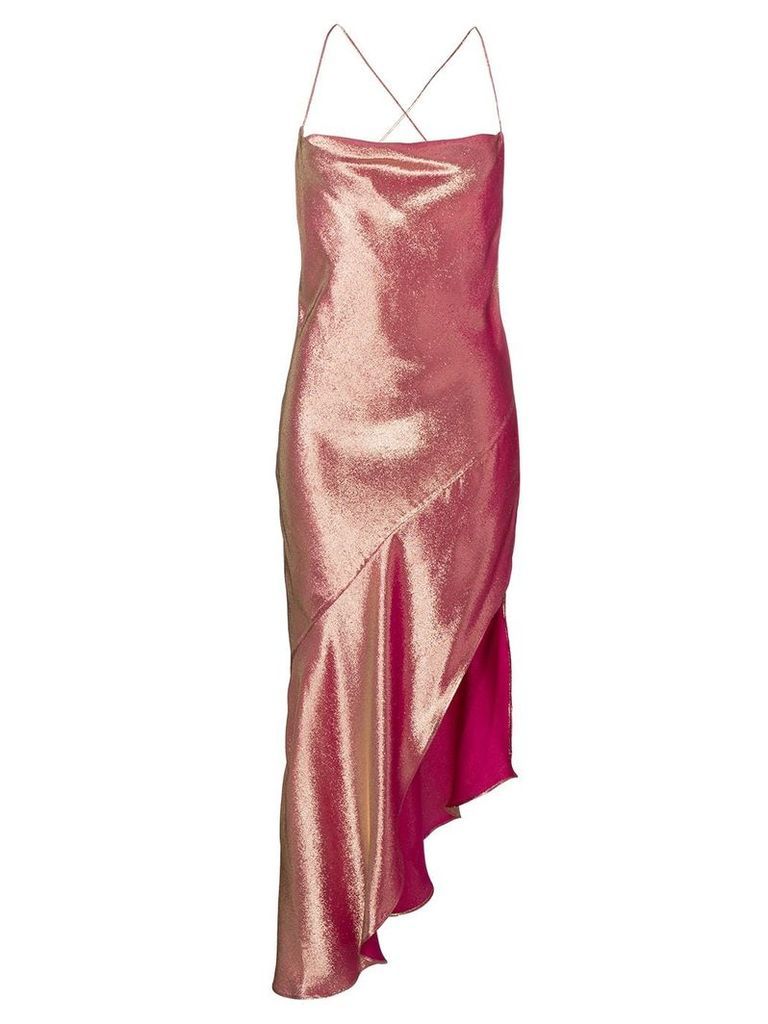 Haney Goldie Asymmetric Dress - PINK