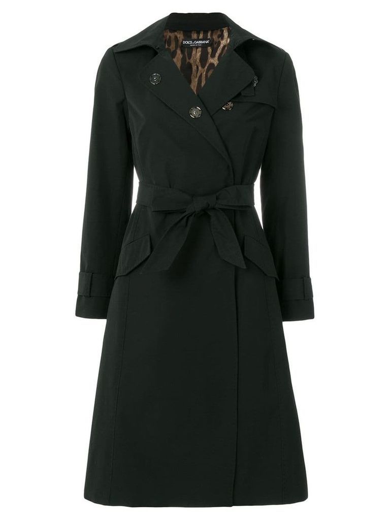 Dolce & Gabbana Sacred Heart trench coat - Black
