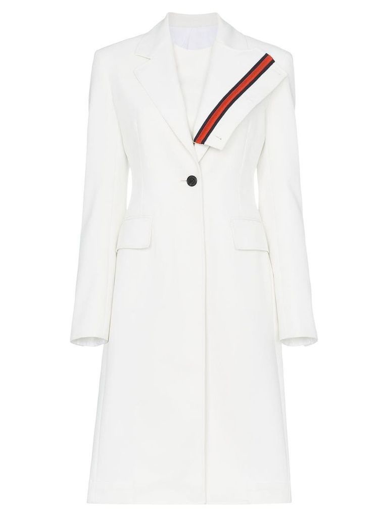 Calvin Klein 205W39nyc wool blend coat - White