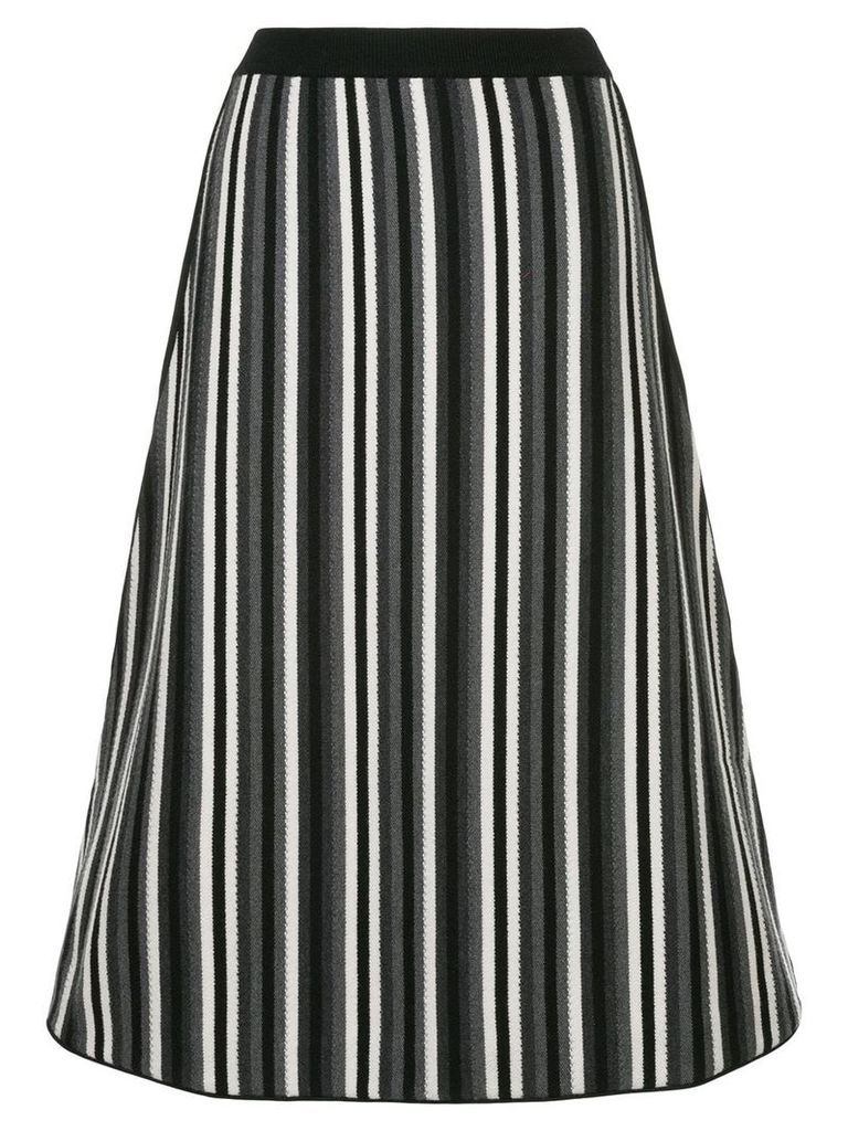 Antonio Marras knitted stripe skirt - Black