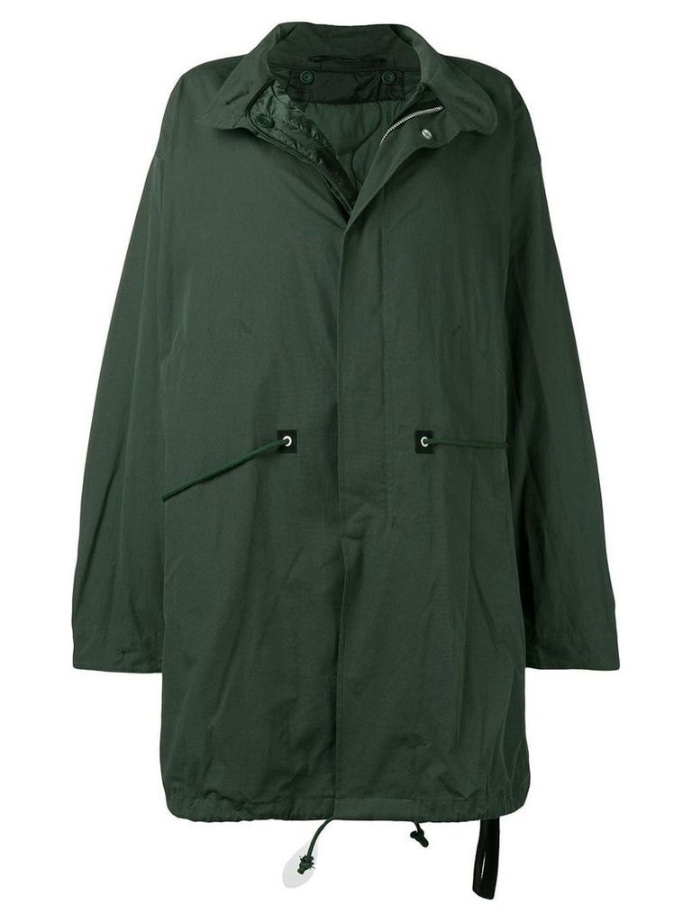 UNRAVEL PROJECT long oversized coat - Green