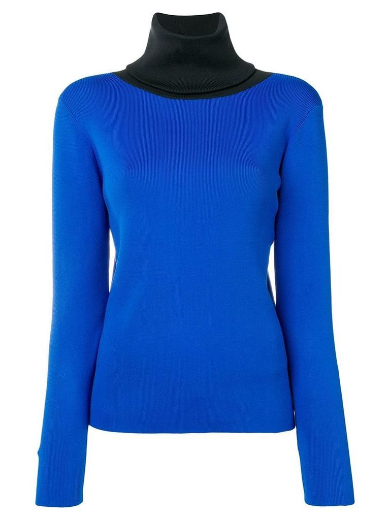 Simon Miller contrasting collar sweater - Blue