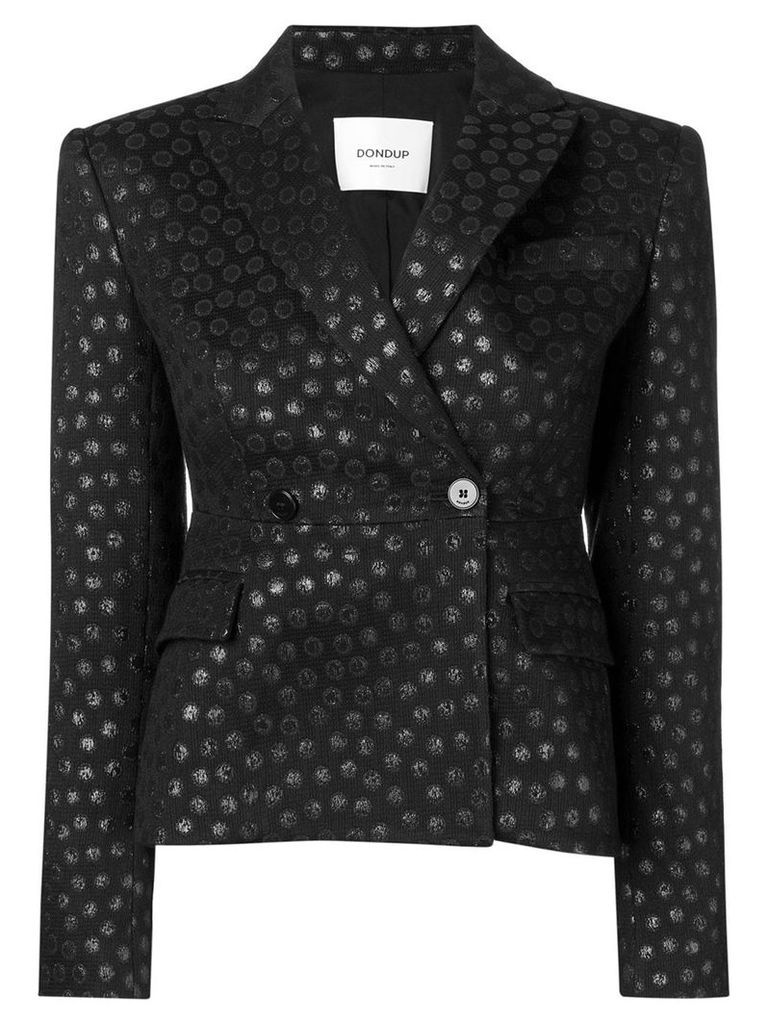 Dondup dotted fitted jacket - Black