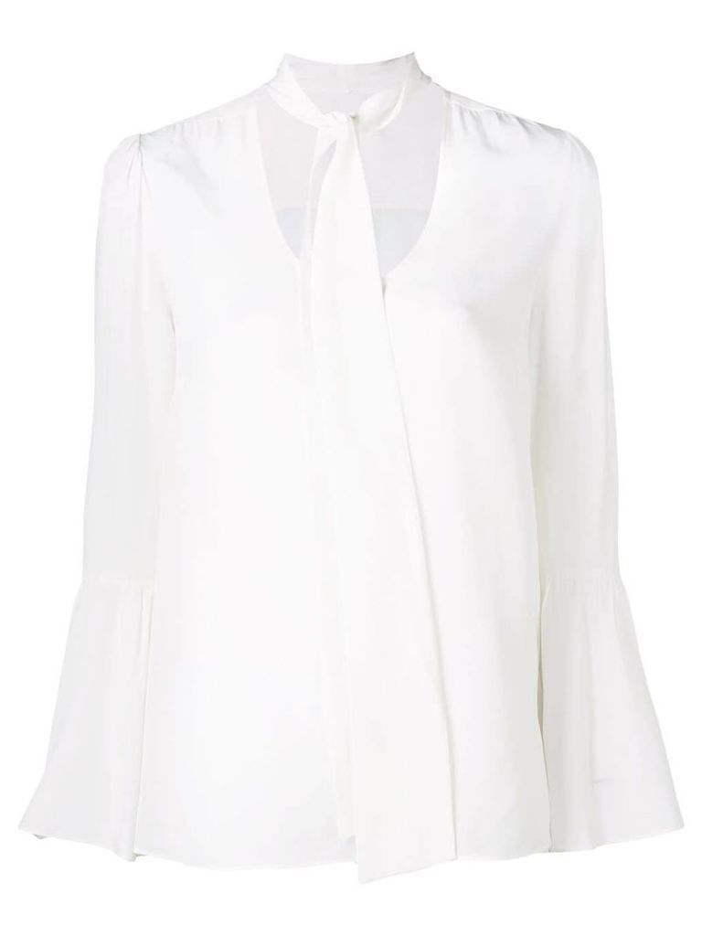 Michael Michael Kors tie neck blouse - White