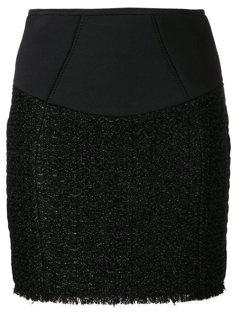 Alexander Wang zipped mini skirt - Black