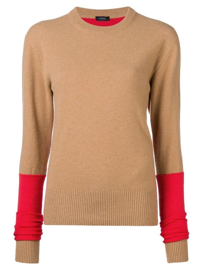Joseph two tone knit sweater - Brown