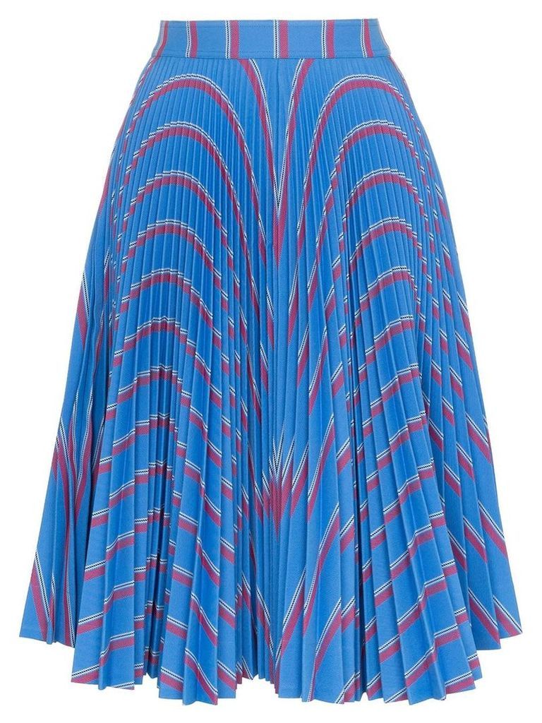 Calvin Klein 205W39nyc pleated midi skirt - Blue