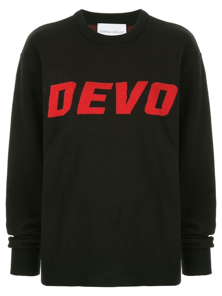 Strateas Carlucci 'Devo' knit sweater - Black