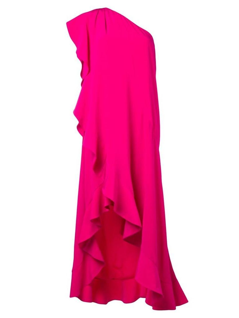 Givenchy ruffled asymmetric dress - PINK