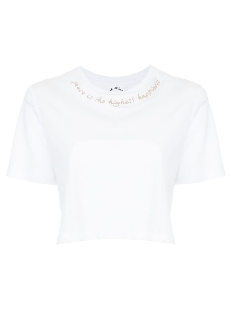 The Upside cropped T-shirt - White