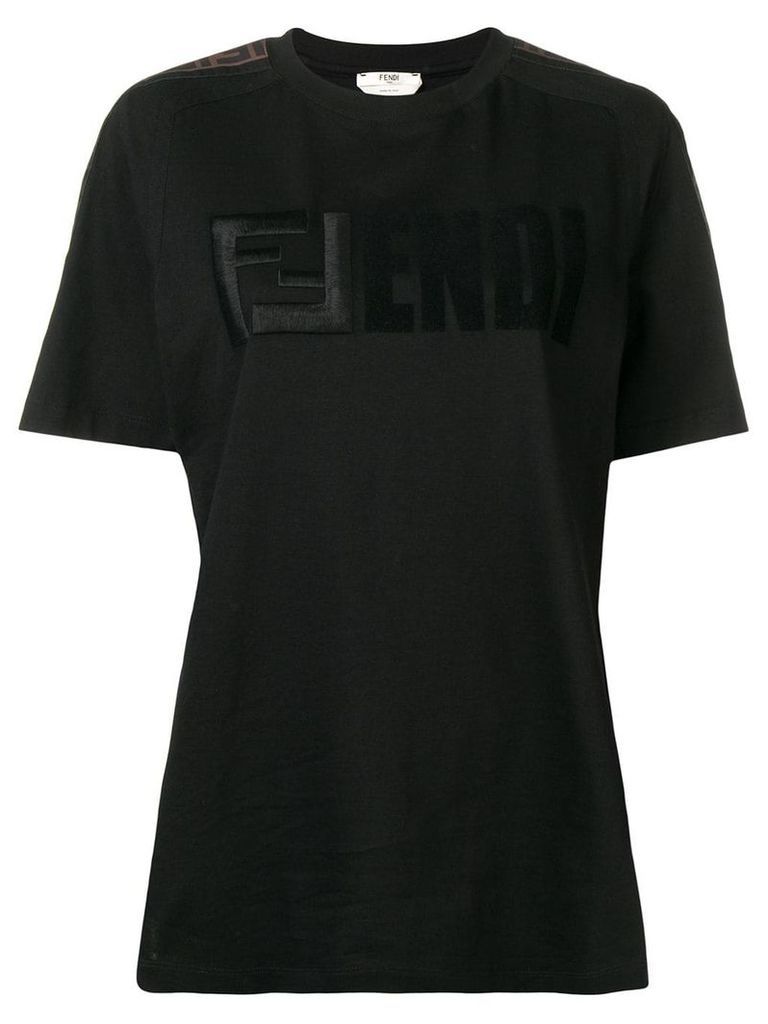 Fendi logo T-shirt - Black