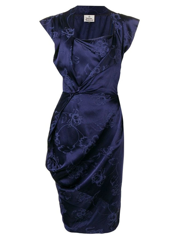 Vivienne Westwood sleeveless shift midi dress - Blue