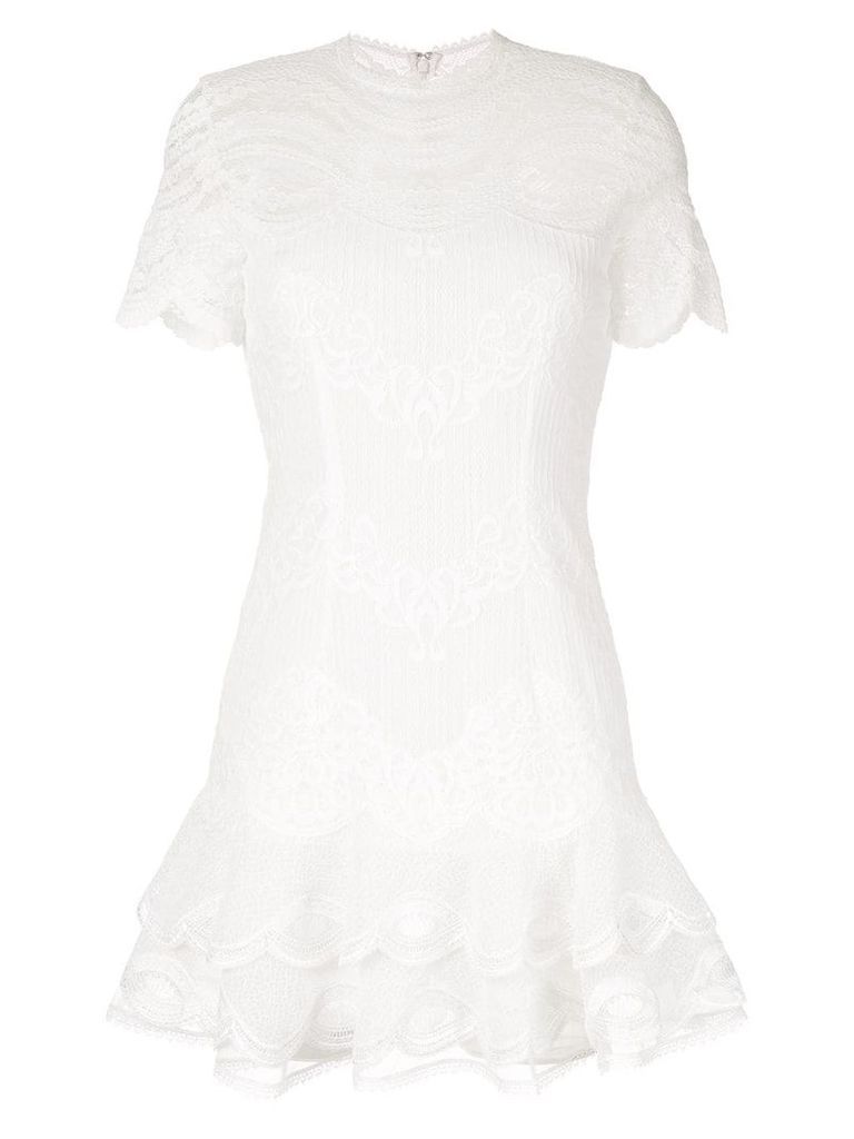 Jonathan Simkhai lacework short dress - White