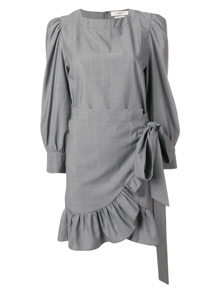 Isabel Marant Étoile short wrap dress - Grey