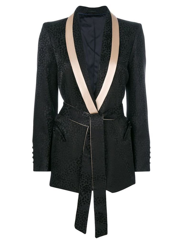 Blazé Milano belted tailored blazer - Black