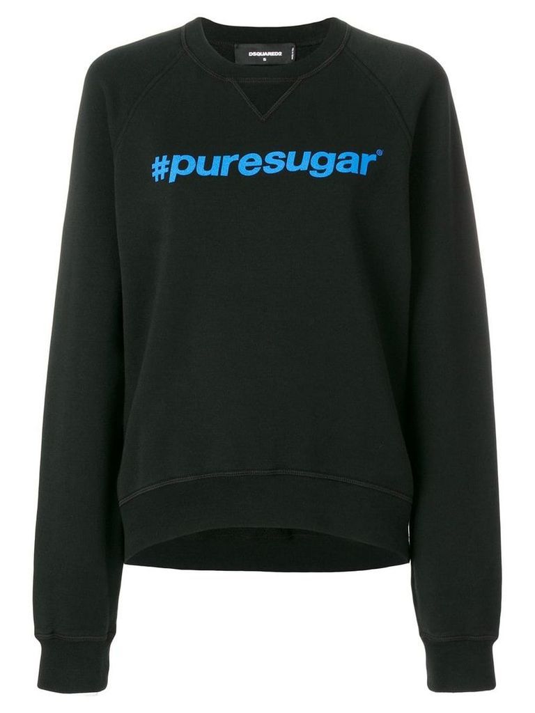 Dsquared2 puresugar hashtag sweatshirt - Black