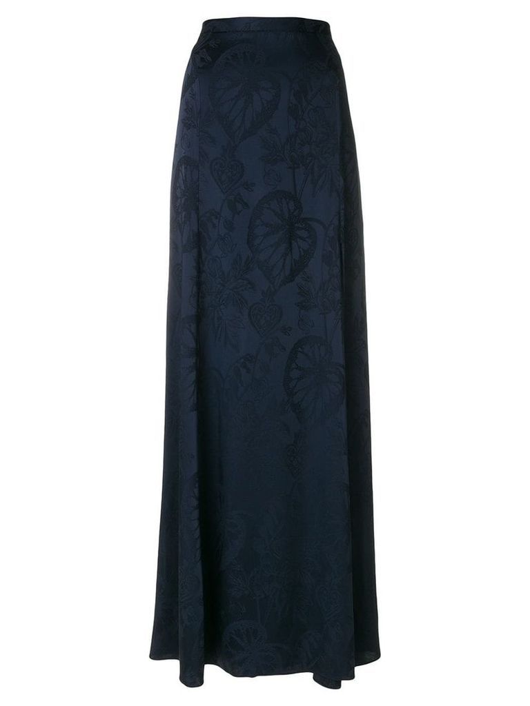 Temperley London Orbit side-slit skirt - Blue