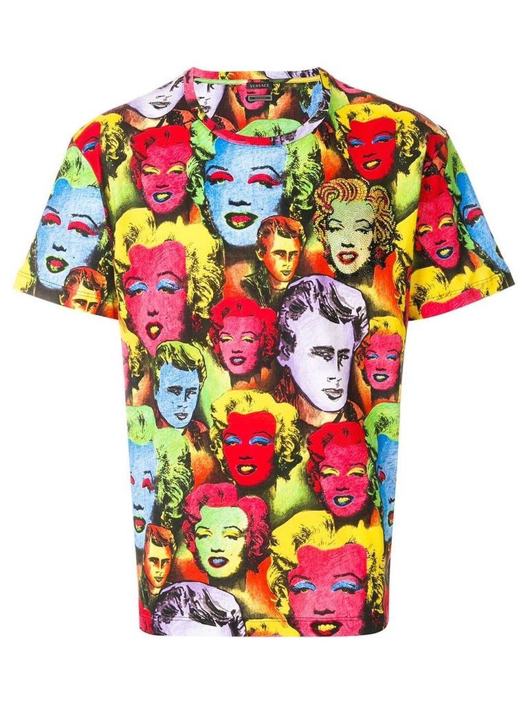 Versace Pop Art print Tribute T-shirt - Multicolour