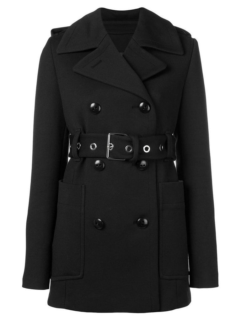 Proenza Schouler Double Breasted Belted Coat - Black