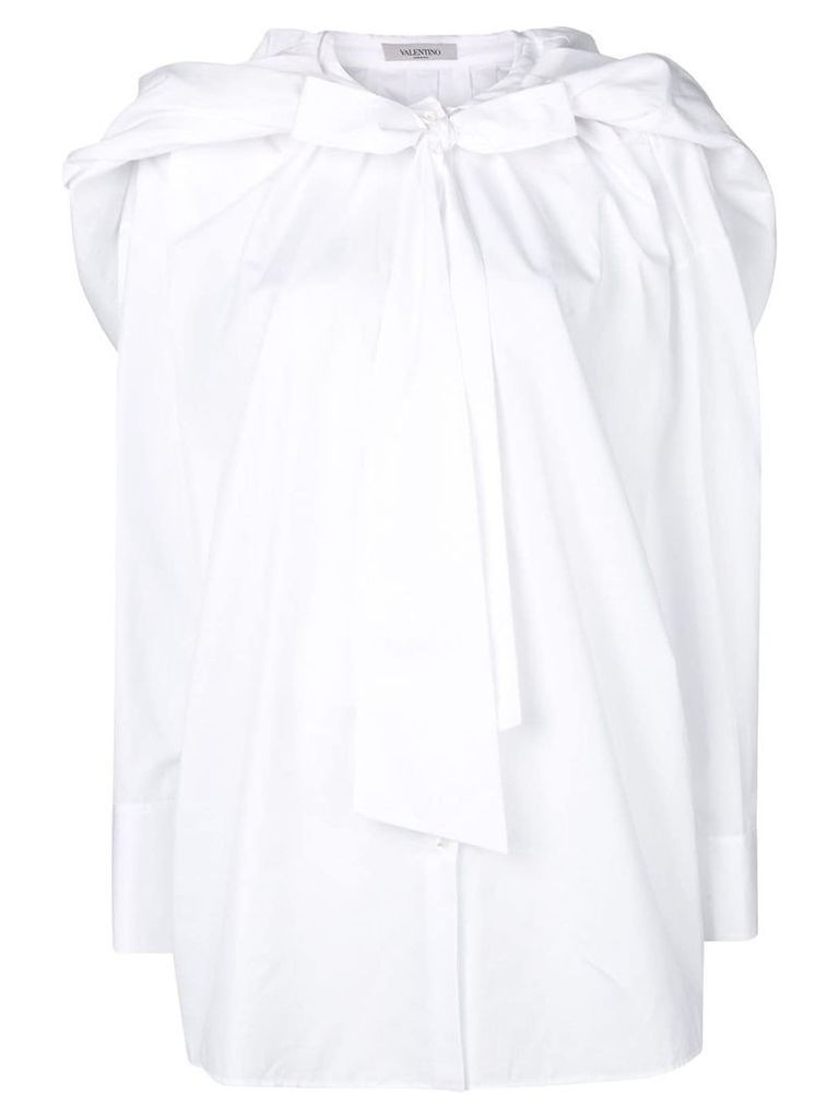 Valentino bow button down shirt - White