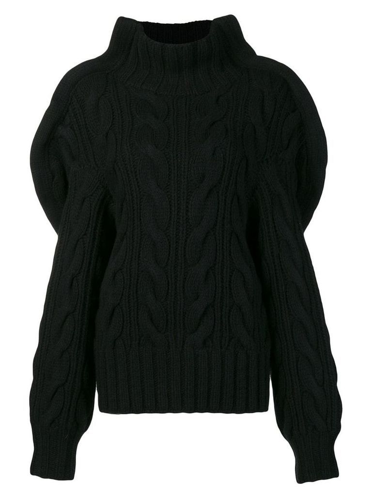 Aalto chunky knit jumper - Black