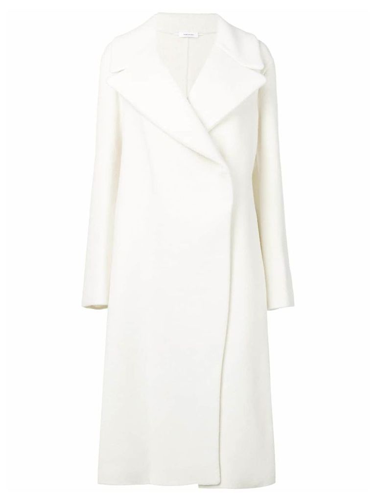 Jil Sander oversized coat - White