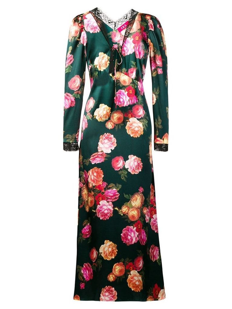 F.R.S For Restless Sleepers floral print maxi dress - Green