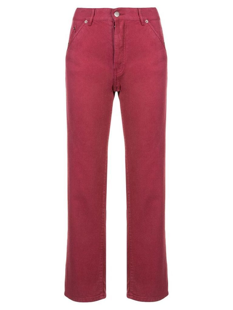 Jacquemus straight-leg jeans - Red