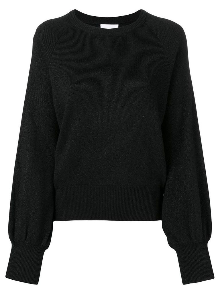 Dondup glitter-effect fitted sweater - Black